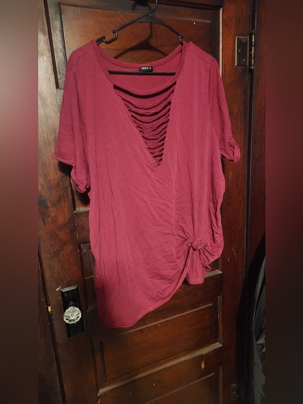 Torrid Top With Cut Out Front